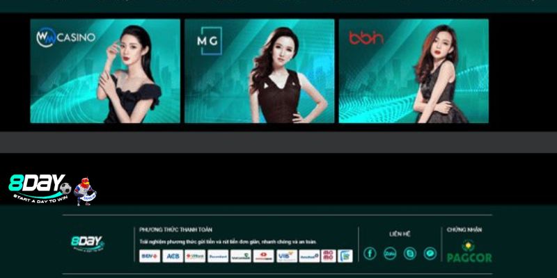8day Những ưu điểm nổi bật khi trải nghiệm chơi tại casino 8day