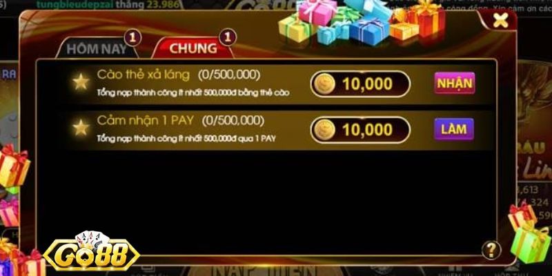 Go88 Chương trình khuyến mãi hấp dẫn tại Go88 dành cho thành viên